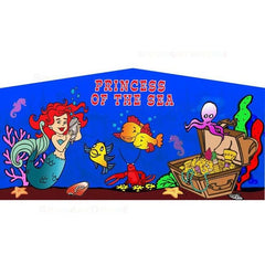 Bouncer Depot Inflatable Bouncers Mermaid Art Panel by Bouncer Depot 781880257165 AC-0901-A Birthday Art Panel by Bouncer Depot SKU#AC-0903-A