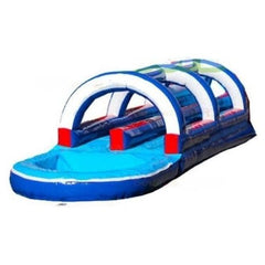 8'H All American Double Lane Slide And Slip by Bouncer Depot SKU# 2095