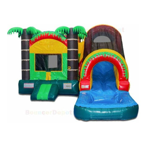 Bouncer Depot Water Parks & Slides 14'H Tropical Combo Jumpers with Pool by Bouncer Depot 781880221685 3020P 14'H Tropical Combo Jumpers with Pool by Bouncer Depot SKU # 3020P