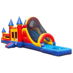 Bouncer Depot Water Parks & Slides 15'H Combo Castle Obstacle With Pool by Bouncer Depot 781880221531 3033P 15'H Combo Castle Obstacle With Pool by Bouncer Depot SKU #3033P