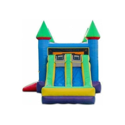 Bouncer Depot Water Parks & Slides 15'H Double Lane Module Castle Combo by Bouncer Depot 15'H Double Lane Module Castle Combo by Bouncer Depot SKU# 3074D