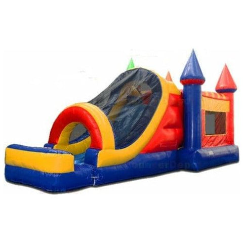 Bouncer Depot Water Parks & Slides 15'H Rainbow Castle Combo Spacewalk Sales by Bouncer Depot 15'H Rainbow Castle Combo Spacewalk Sales by Bouncer Depot SKU# 3001D