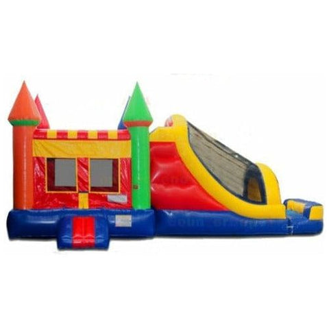 Bouncer Depot Water Parks & Slides 15'H Rainbow Castle Combo Spacewalk Sales by Bouncer Depot 15'H Rainbow Castle Combo Spacewalk Sales by Bouncer Depot SKU# 3001D