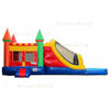 Image of Bouncer Depot Water Parks & Slides 15'H Wet Dry Rainbow Castle Combo With Pool by Bouncer Depot 781880220183 3001P 15'H Wet Dry Rainbow Castle Combo With Pool by Bouncer Depot SKU#3001P