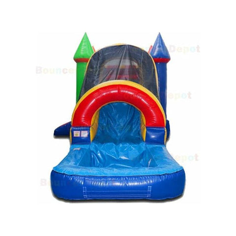 Bouncer Depot Water Parks & Slides 15'H Wet Dry Rainbow Castle Combo With Pool by Bouncer Depot 781880220183 3001P 15'H Wet Dry Rainbow Castle Combo With Pool by Bouncer Depot SKU#3001P