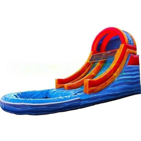 Bouncer Depot Water Parks & Slides 16 Feet Marble Blue Water Slide by Bouncer Depot 781880209966 2123-Bouncer Depot 16 Feet Marble Blue Water Slide by Bouncer Depot SKU# 2123