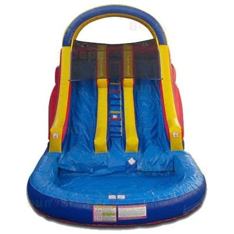 Bouncer Depot Water Parks & Slides 16'H High Double Lane Rainbow Water Slide by Bouncer Depot 781880220374 2114 16'H High Double Lane Rainbow Water Slide by Bouncer Depot SKU# 2114