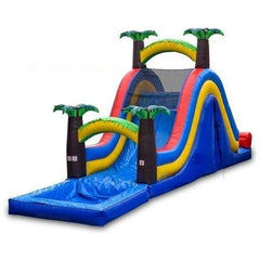 Bouncer Depot Water Parks & Slides 17'H Palm Tree Tropical Inflatable Pool Slide by Bouncer Depot 781880208389 2012-Bouncer Depot 17'H Palm Tree Tropical Inflatable Pool Slide by Bouncer Depot SKU#2012