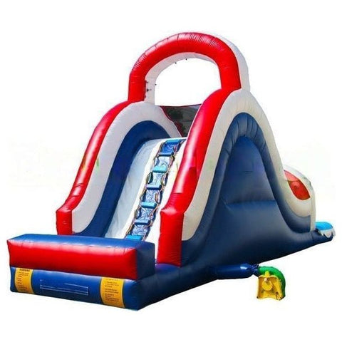 Bouncer Depot Water Parks & Slides 17'H Red White Giant Inflatable Water Slide by Bouncer Depot 781880210016 2033-Bouncer Depot 17'H Red White Giant Inflatable Water Slide by Bouncer Depot SKU#2033