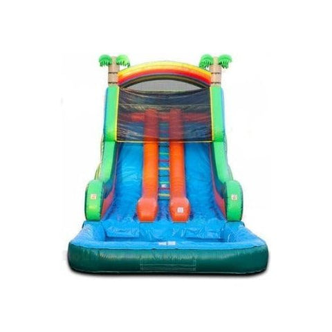 Bouncer Depot Water Parks & Slides 18'H Tropical Water Slide by Bouncer Depot 781880221012 2100 18'H Tropical Water Slide by Bouncer Depot SKU # 2100