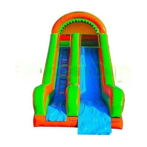 Bouncer Depot Water Parks & Slides 20'H Giant Orange Green Water Slide With Slip by Bouncer Depot 781880259954 2085-Bouncer Depot 20'H Giant Orange Green Water Slide With Slip Bouncer Depot SKU#2085