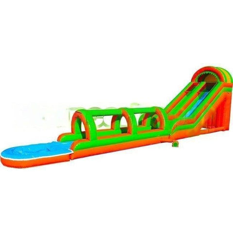 Bouncer Depot Water Parks & Slides 20'H Giant Orange Green Water Slide With Slip by Bouncer Depot 781880259954 2085-Bouncer Depot 20'H Giant Orange Green Water Slide With Slip Bouncer Depot SKU#2085