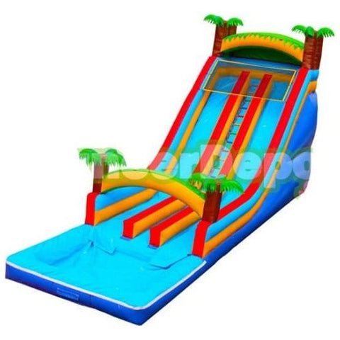 Bouncer Depot Water Parks & Slides 21'H Front Load Tropical Water Slide by Bouncer Depot 781880221128 2103 21'H Front Load Tropical Water Slide by Bouncer Depot SKU# 2103