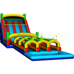 Bouncer Depot Water Parks & Slides 21'H Triple Lane Water Slide And Slip by Bouncer Depot 2106 22'H Tropical Wave Water Slide by Bouncer Depot SKU#2105