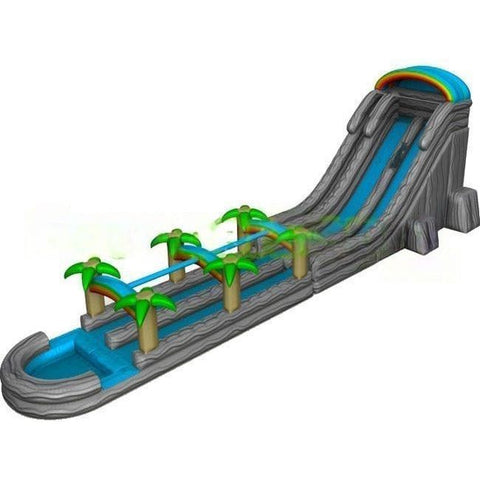 Bouncer Depot Water Parks & Slides 22'H Double Lane Marble Gray Water Slide by Bouncer Depot 781880209874 2119-Bouncer Depot 22'H Double Lane Marble Gray Water Slide by Bouncer Depot SKU#2119