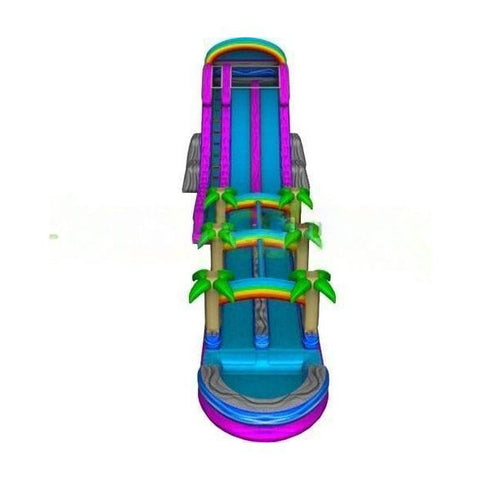 Bouncer Depot Water Parks & Slides 22'H Purple Waves Water Slide by Bouncer Depot 781880208686 2121-Bouncer Depot 22'H Purple Waves Water Slide by Bouncer Depot SKU#2121