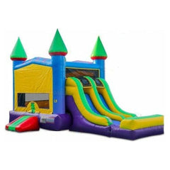 Bouncer Depot Water Parks & Slides Included 15'H Double Lane Module Castle Combo by Bouncer Depot 781880280149 3074D-POOL 15'H Double Lane Module Castle Combo by Bouncer Depot SKU# 3074D