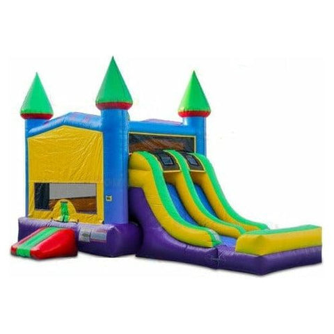 Bouncer Depot Water Parks & Slides Included 15'H Double Lane Module Castle Combo by Bouncer Depot 781880280149 3074D-POOL 15'H Double Lane Module Castle Combo by Bouncer Depot SKU# 3074D