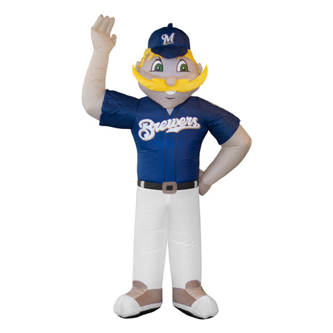 7' Air Blown Inflatable MLB Milwaukee Brewers Bernie Mascot