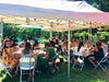 Image of 10' x 10' 50mm Speedy Pop-up Party Tent - Green and White