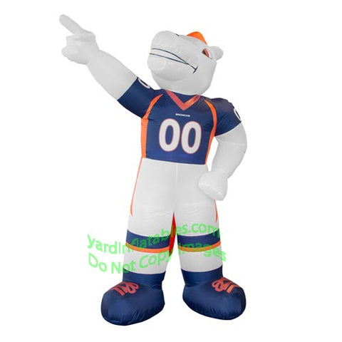 7' Air Blown Inflatable NFL Denver Broncos Thunder Mascot