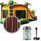 Moose Supply Inflatable Bounce House Vinyl Repair Kit, Brown Marble with 4 oz. HH66 Glue
