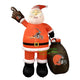 7' Air Blown Inflatable NFL Cleveland Browns Santa Claus