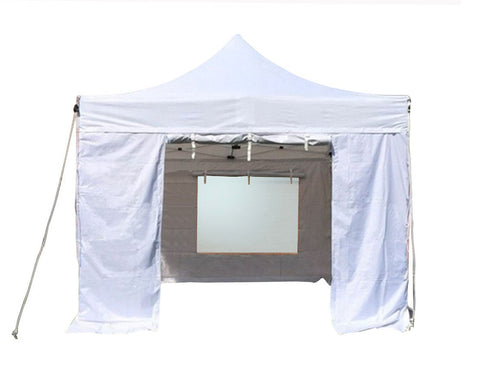10' x 10' 50mm Speedy Tent Sidewall Kit, White