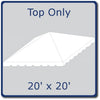 Image of 20' x 20' West Coast Frame Tent - White 2-Piece Tent Top Only