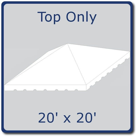 20' x 20' West Coast Frame Party Tent Top - White