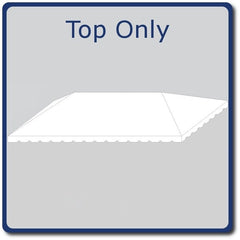 40' x 60' West Coast Frame Tent Top, White Sectional