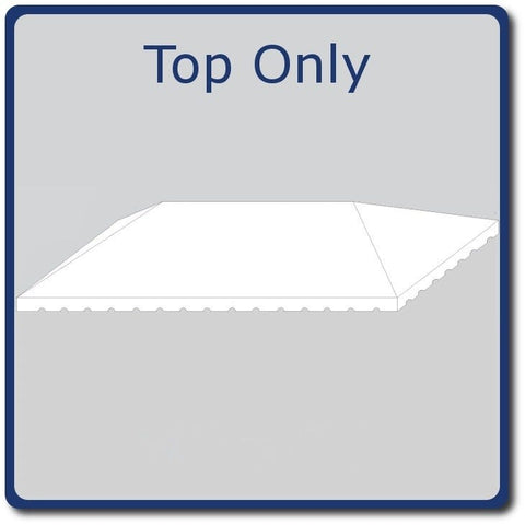 40' x 100' West Coast Frame Tent Top, White Sectional