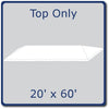 Image of 20' x 60' West Coast Frame Party Tent Top - White