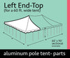 Image of 60' x 30' Rope End Extender Pole Tent Top Only