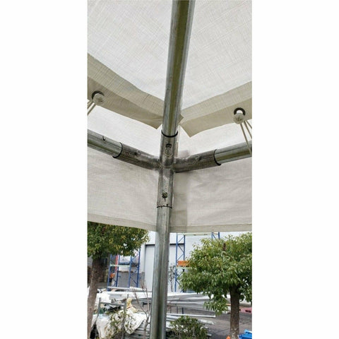 Tent and Table Tents 10' x 10' White PE Weekender West Coast Frame Party Tent by Tent and Table 754972297332 BT-FE11PE 10 x 10' White PE Weekender West Coast Frame Party Tent Tent and Table