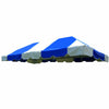 Image of 10' x 20' West Coast Frame Party Tent Top - Blue and White