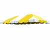 Image of 10' x 20' West Coast Frame Party Tent Top - Yellow and White