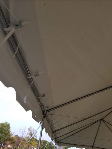 20' x 40' Weekender West Coast Frame Party Tent - White