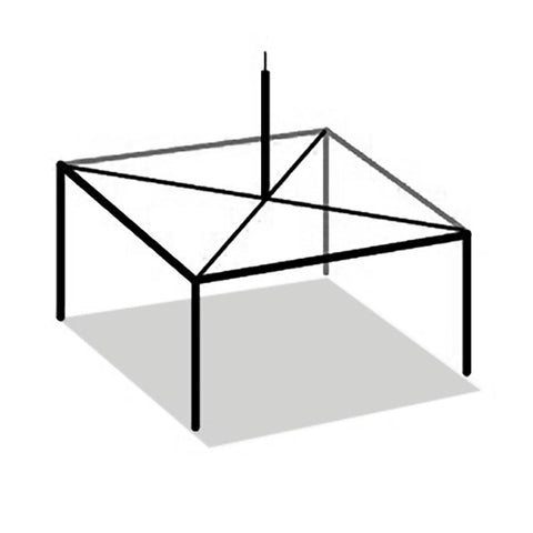 10' x 10' High Peak Canopy Tent Frame Only