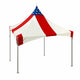 10' x 10' Stars and Stripes High Peak Frame Party Tent  by Party Tents