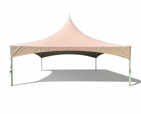 20' x 20' Premium High Peak Frame Party Tent - Beige