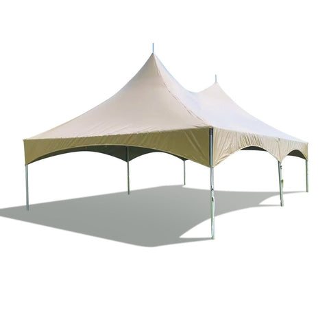 20' x 30' Premium High Peak Frame Party Tent - Beige