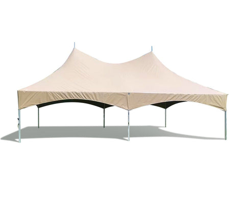 20' x 30' Premium High Peak Frame Party Tent - Beige
