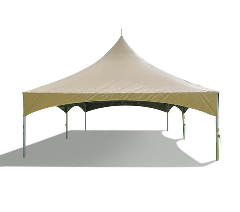 20' x 40' Premium High Peak Frame Party Tent - Beige