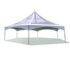 Image of 40' Hexagon Premium High Peak Frame Party Tent, Clear