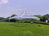 Image of 40' Hexagon Premium High Peak Frame Party Tent, Clear