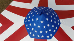 40' x 40' Hexagon High Peak Frame Party Tent Top - Red, White & Blue