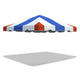 10' x 10' Weekender Frame Tent Top - Red White and Blue