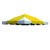 Image of 10' x 10' West Coast Frame Party Tent Top - Yellow and White