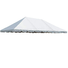15' x 30' White PVC Weekender West Coast Frame Tent Top